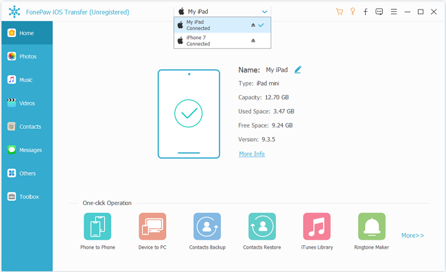 FonePaw iOS Transfer 5.3.1 With Key Free Download Latest